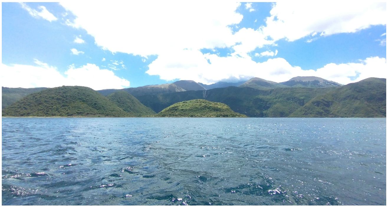 Medición de CO2 difuso en la laguna cratérica del Cuicocha