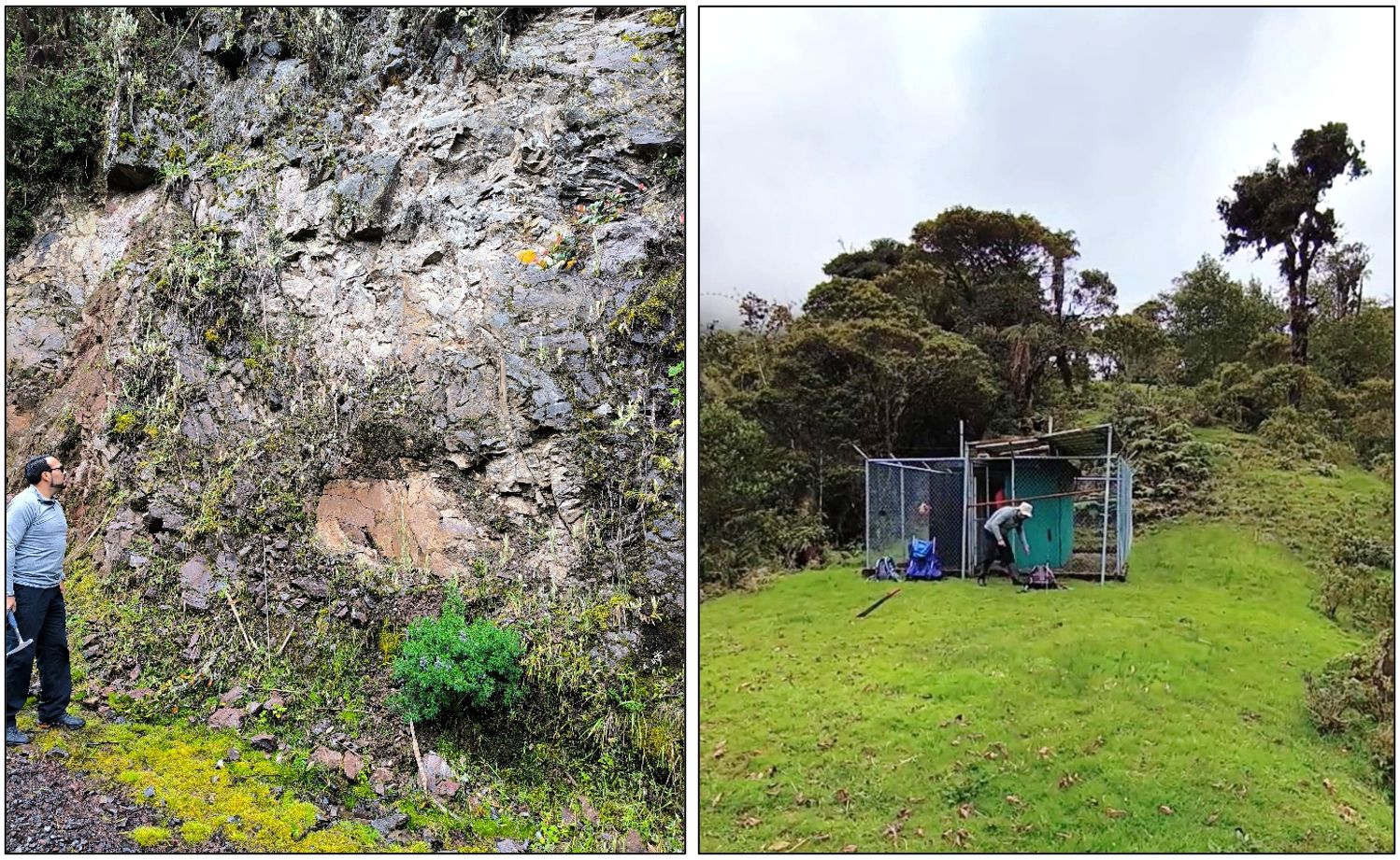 Trabajos de campo en Ana Tenorio – Parque Nacional Llanganates