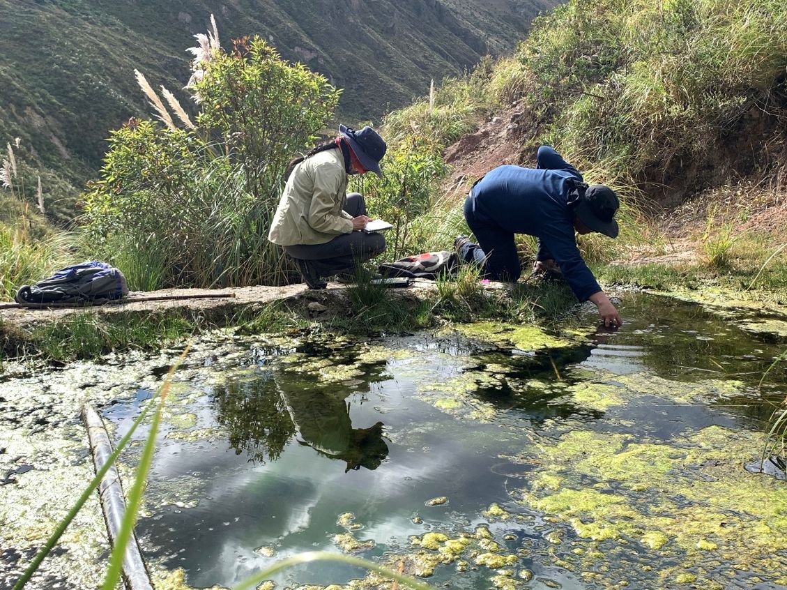 Mediciones de CO2 difuso en Quilotoa