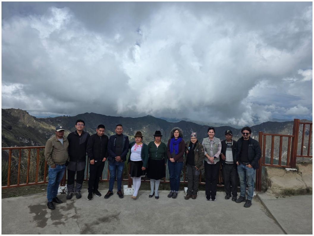 Reunión con los líderes comunitarios de Quilotoa