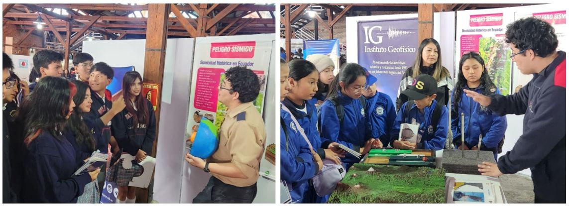 Participación del IG-EPN en la Macro Feria “RiesgosLab – No esperes el desastre, anticípalo”