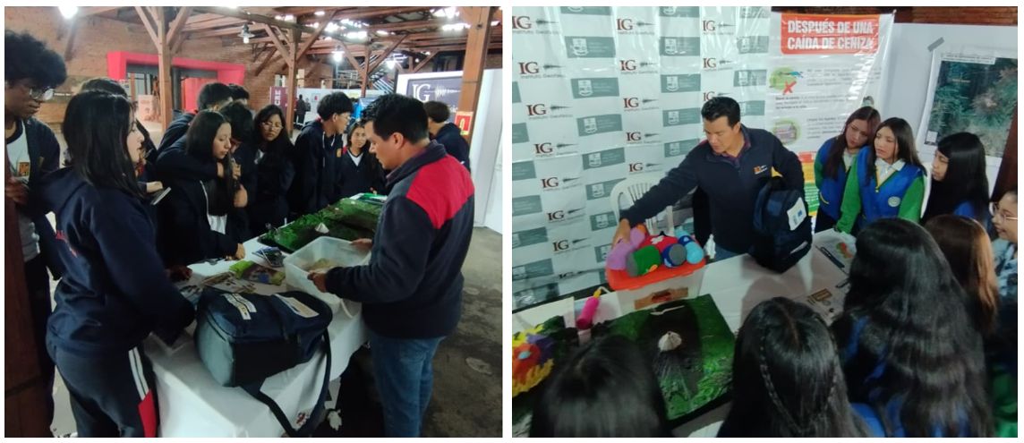 Participación del IG-EPN en la Macro Feria “RiesgosLab – No esperes el desastre, anticípalo”