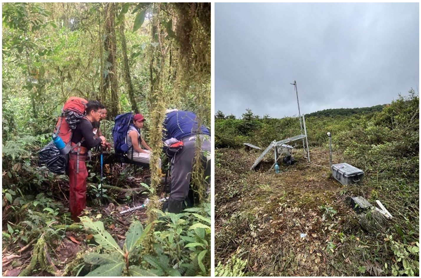 Plan de mejoramiento de infraestructura de repetidoras en el volcán El Reventador