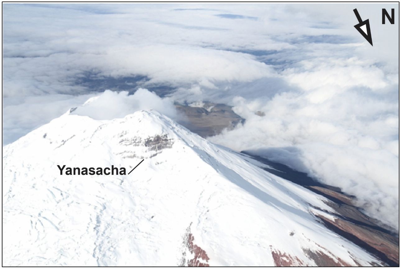 Sobrevuelo de monitoreo del volcán Cotopaxi