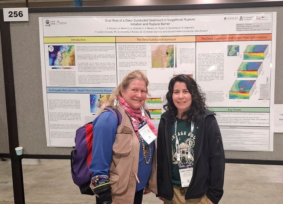 Participación del IG-EPN en la reunión anual de la American Geophysical Union “Advancing Earth And Space Sciences” (AGU25)