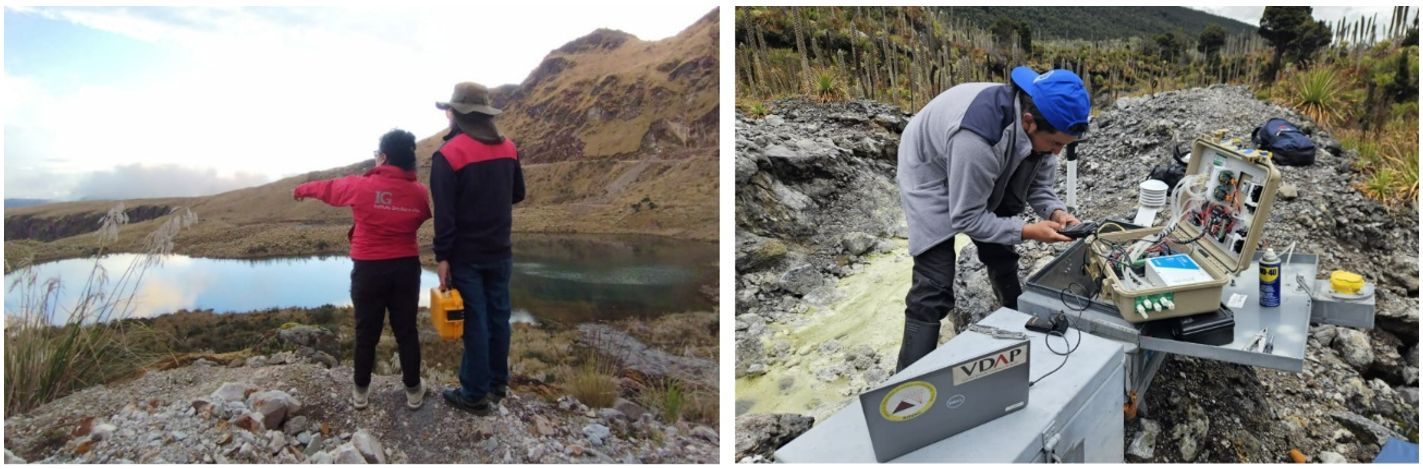 Tareas de vigilancia en el Chiles-Cerro Negro en diciembre de 2025 y enero de 2026