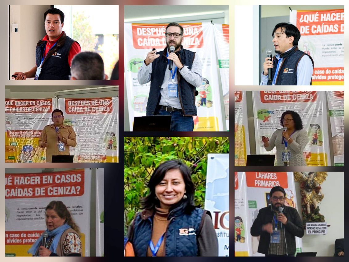 Taller 'Compartiendo Criterios Sobre El Manejo De Crisis Eruptivas Futuras Del Volcán Cotopaxi', organizado por el Instituto Geofísico de la Escuela Politécnica Nacional (IG-EPN) y la Secretaría Nacional de Gestión de Riesgos (SNGR)