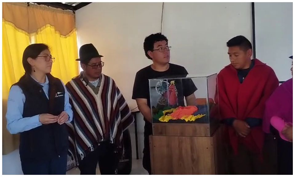 El IG-EPN presenta los avances científicos a la Comunidad de Quilotoa