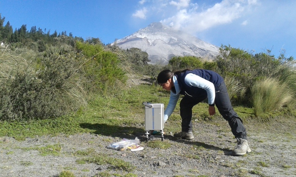 Campaña de gravimetría en el volcán Cotopaxi