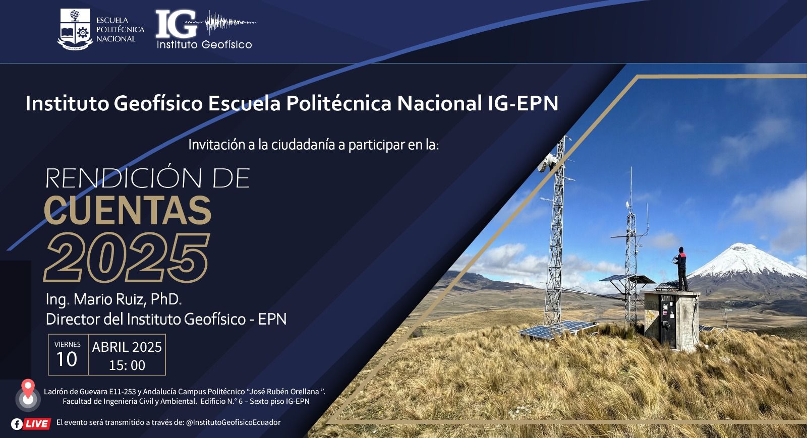 Invitación Rendición de Cuentas 2025