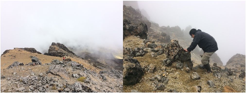 Monitoreo de fuentes de aguas termales y Charla Informativa  (Complejo Volcánico Chiles-Cerro Negro)