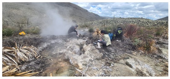 Complejo Volcánico Chiles - Cerro Negro  Informe de Monitoreo de Fuentes Termales - Septiembre de 2022