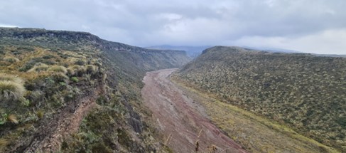 Campaña de vigilancia de lahares en las quebradas ubicadas en el flanco nororiental del volcán Cotopaxi