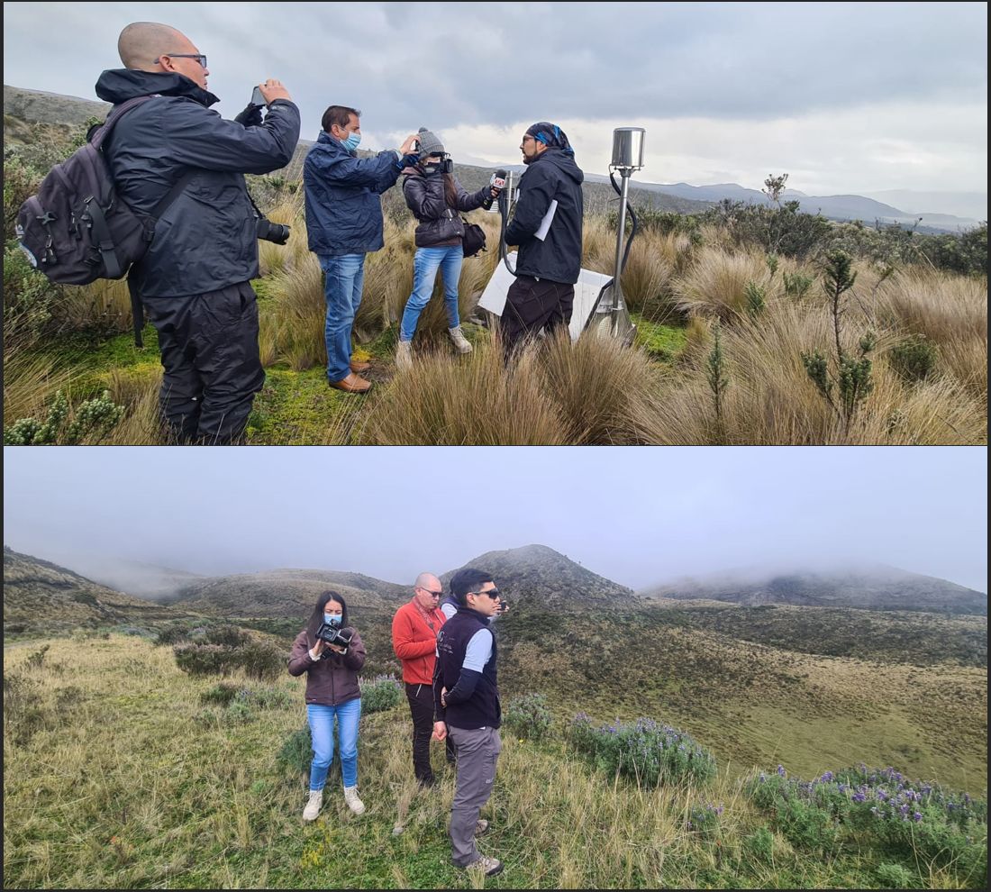 Campaña de vigilancia de lahares en las quebradas ubicadas en el flanco nororiental del volcán Cotopaxi