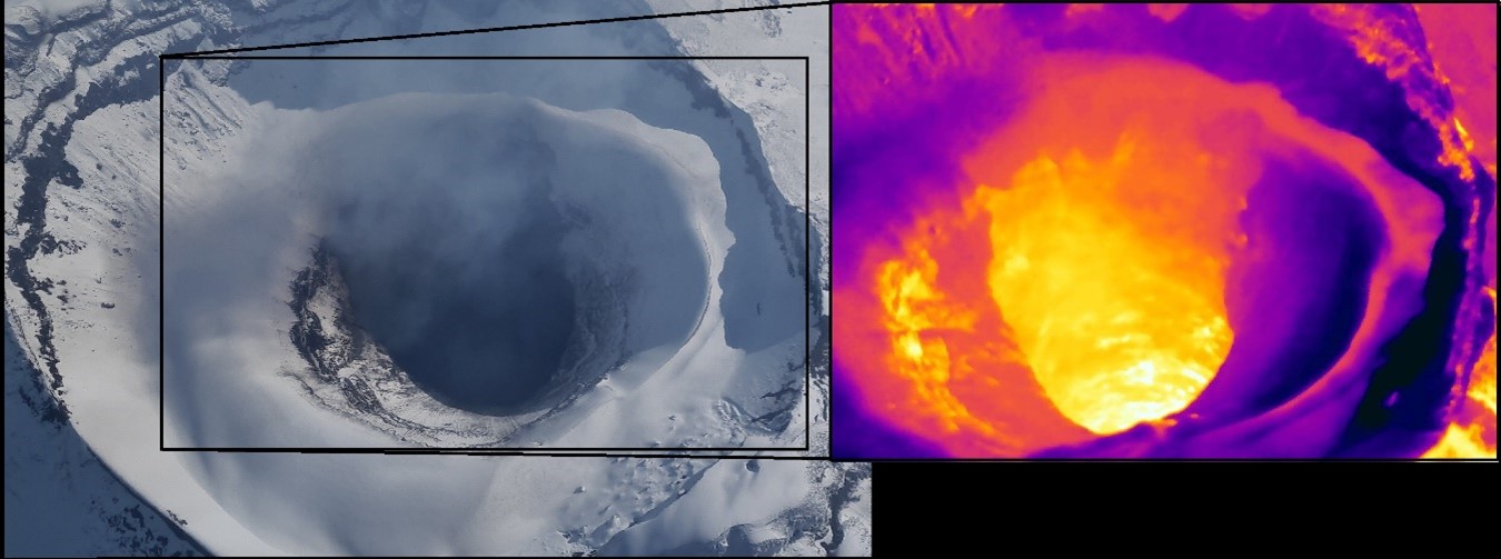 Sobrevuelo de monitoreo efectuado el 28 de noviembre de 2022 al volcán Cotopaxi