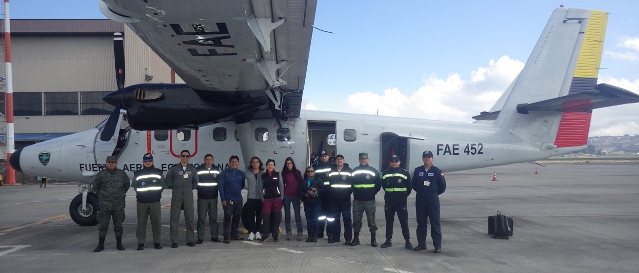 Sobrevuelo de monitoreo efectuado el 09 de diciembre de 2022 al volcán Cotopaxi