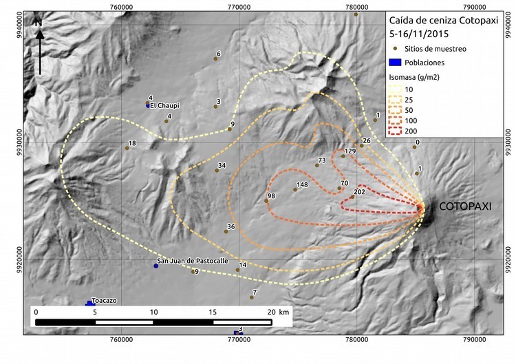 Actualización de la Actividad Eruptiva del Volcán Cotopaxi N° 23 - 2015