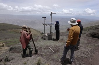 El IGEPN y el IRD realizaron trabajo de campo en las provincias afectadas por la erupción del volcán Sangay