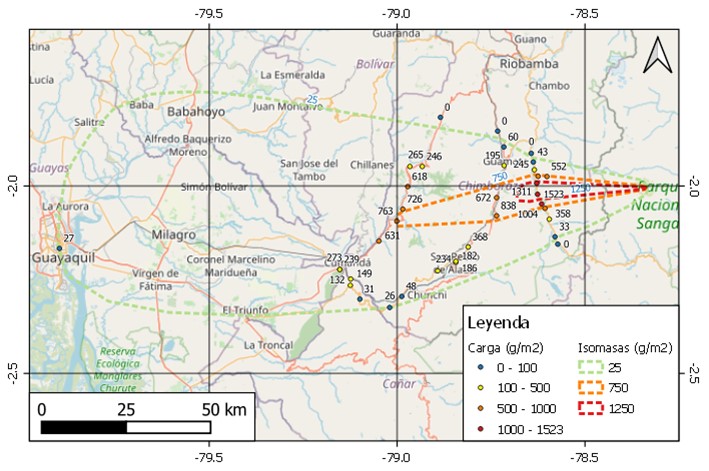 Informe sobre la dispersión y sedimentación de la ceniza asociada a la actividad del volcán Sangay del 20 de septiembre de 2020