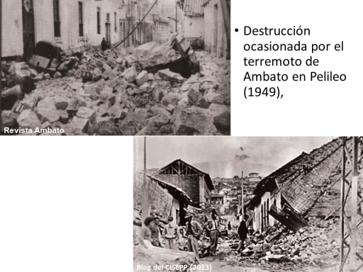 Sismo Ambato 1949