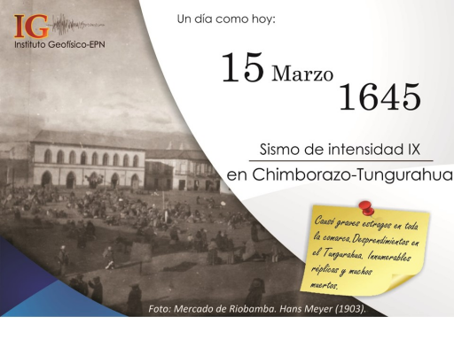 Sismo 15 Marzo 1645