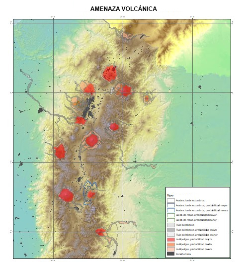 Peligro Volcánico en Ecuador