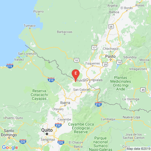 Epicenter map