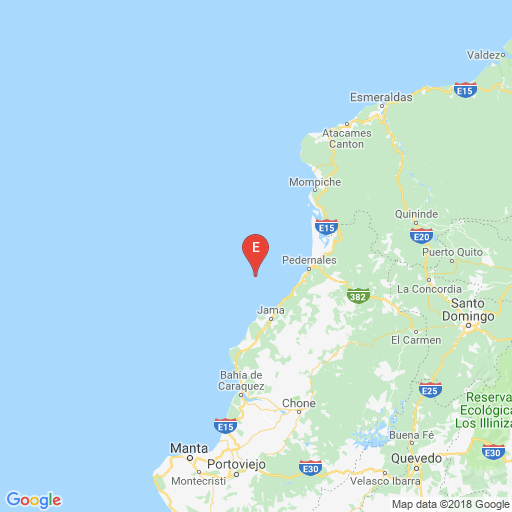Epicenter map