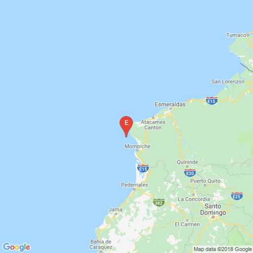Epicenter map