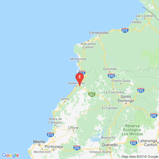 Epicenter map