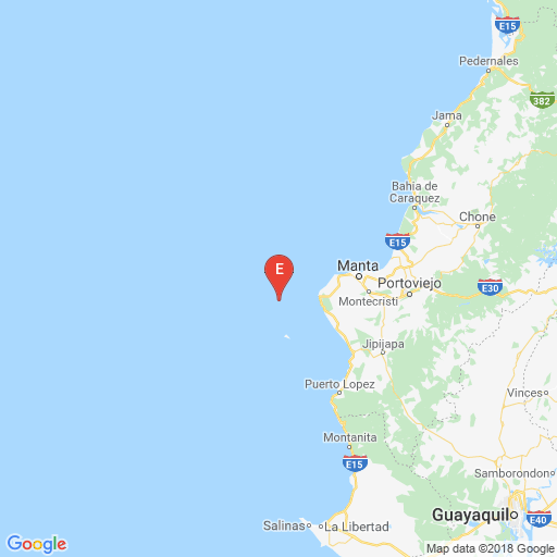 Epicenter map