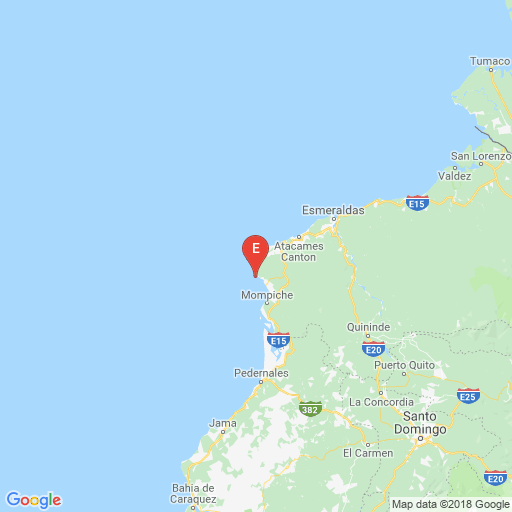 Epicenter map