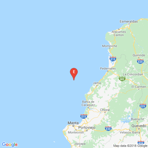 Epicenter map