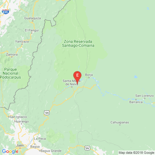 Epicenter map