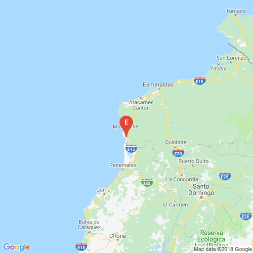 Epicenter map