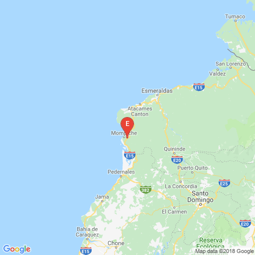 Epicenter map