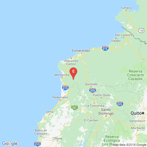 Epicenter map