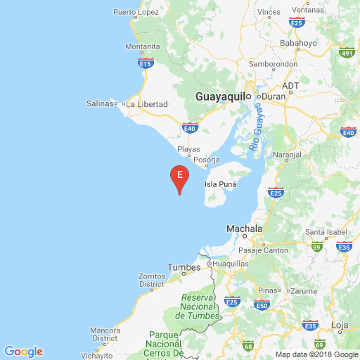 Epicenter map