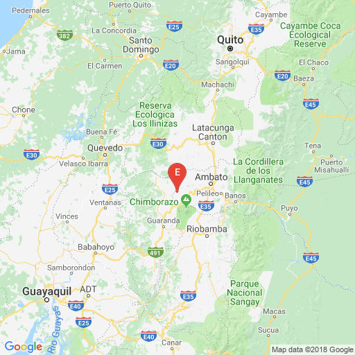Epicenter map