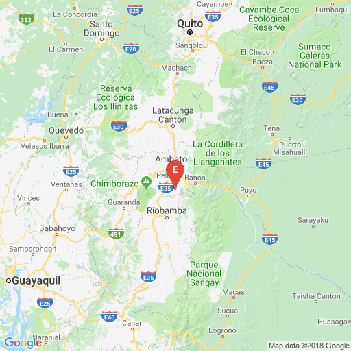 Epicenter map