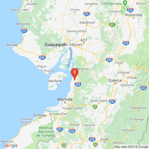 Epicenter map