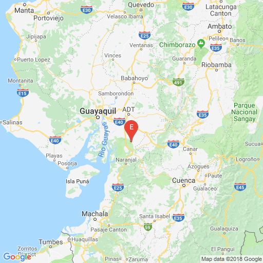 Epicenter map