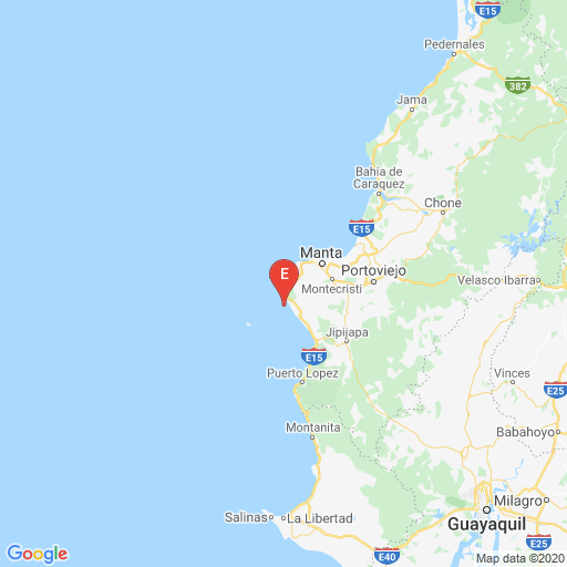 Epicenter map