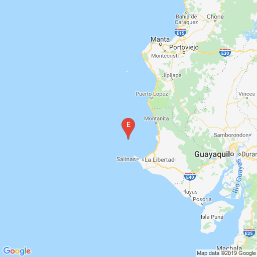 Epicenter map
