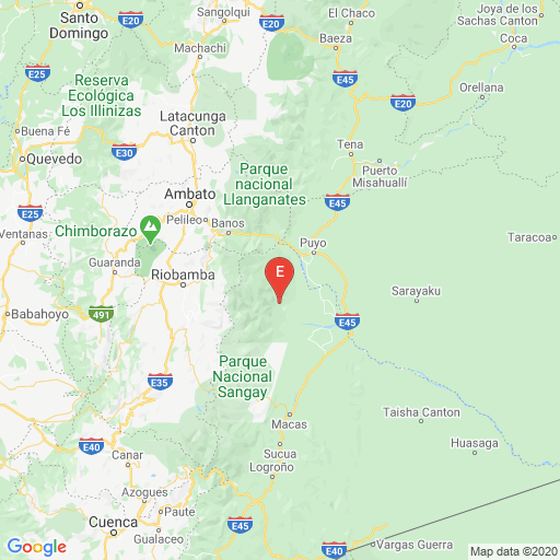 Epicenter map