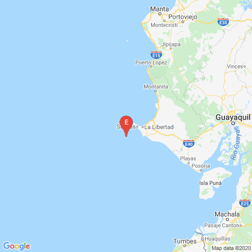 Epicenter map