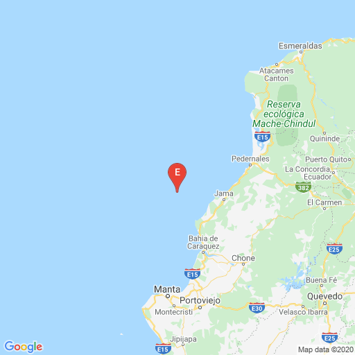 Epicenter map