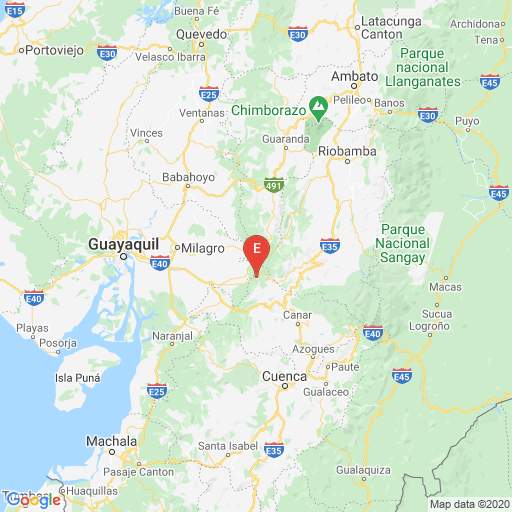 Epicenter map