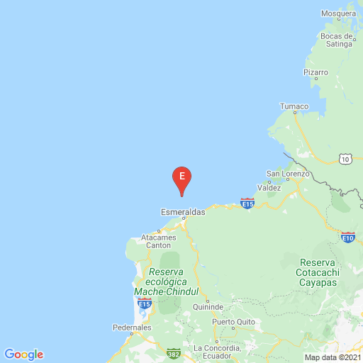 Epicenter map