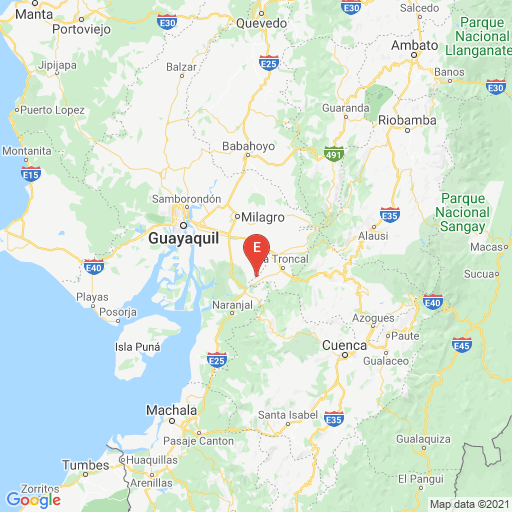 Epicenter map